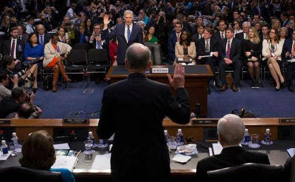 Out-of-state cash may have emboldened red state Democrats to oppose Gorsuch
