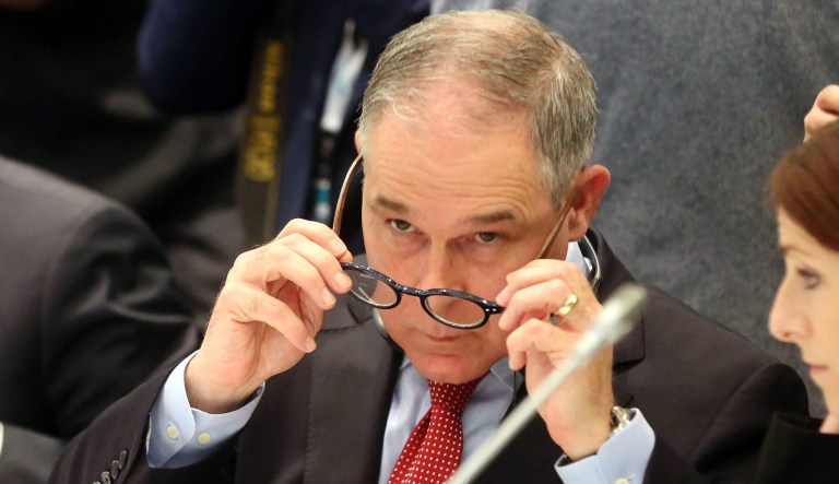 Emails showed that Pruitt had discussions with utilities, coal, oil, natural gas, automotive and agriculture industry officials in February and March.