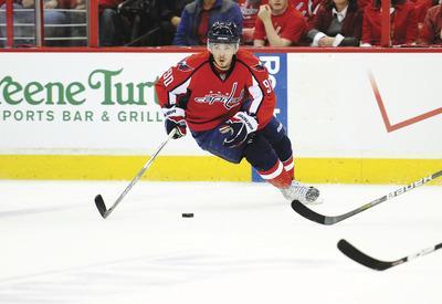 Nick Wass/AP
Washington Capitals center Marcus Johansson scored 13 goals and recorded 14 assists as a rookie last season.