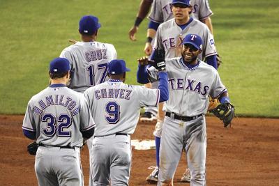 Dilip Vishwanat/Getty Images
The Rangers'franchise, in its second-straight World Series, has never won a title.