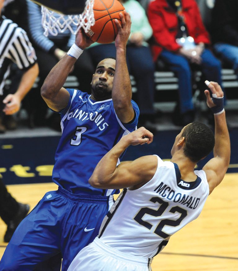 Richard Lipski/AP
Kwamain Mitchell scored 18 points off the bench as Saint Louis beat George Washington at Smith Center on Saturday.