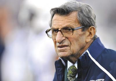 Jim Prisching/AP
Joe Paterno won a record 409 games and two national championships and led his team to 37 bowl appearances in his 46 years as Penn State's coach.