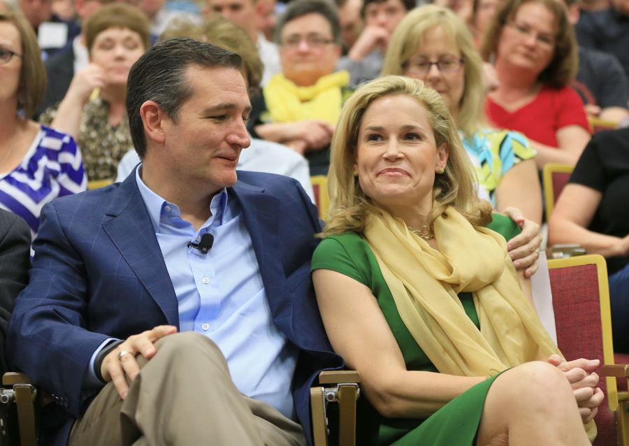 Heidi Cruz defends her husband from Trump attacks