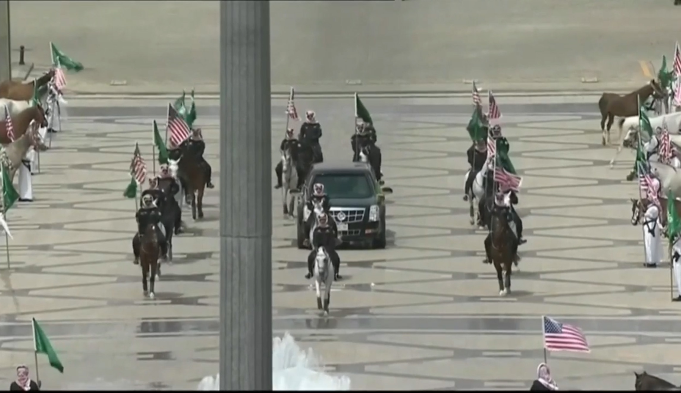 Trump gets royal treatment in Saudi Arabia