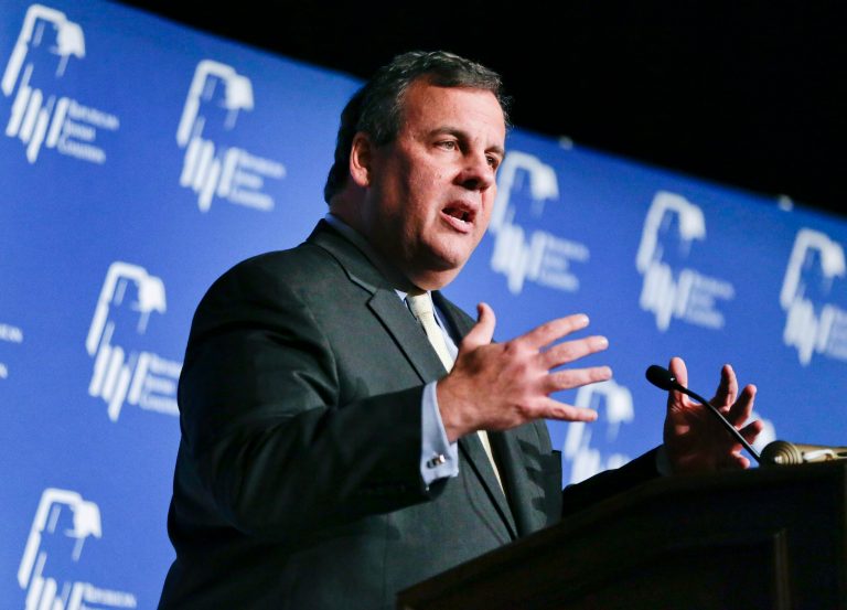 A majority of New Jersey residents approve of Chris Christie's job as governor, even though many of them still believe that he was somewhat involved in the bridge scandal. (AP/Julie Jacobson)