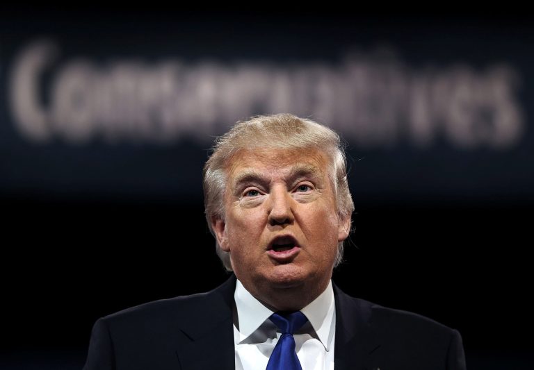Trump pointed out tointing out that President Ronald Regan started out as a registered Democrat. (Getty Images file)