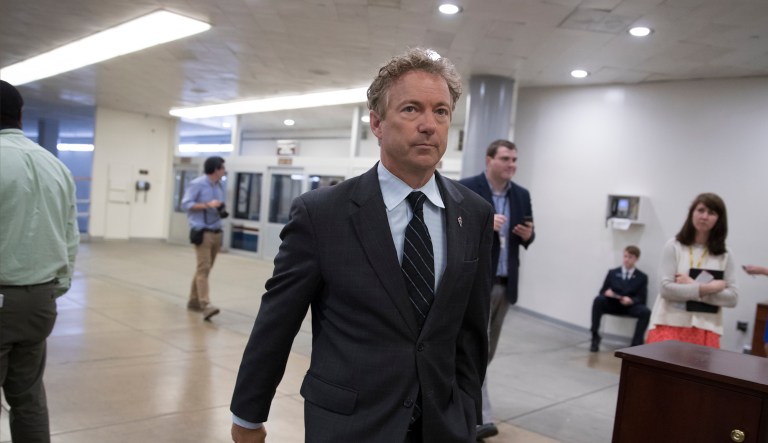 The libertarian-minded senator's attempt to allow the Senate to consider another attempt at repealing Obamacare with the budget also failed. (AP Photo/J. Scott Applewhite)