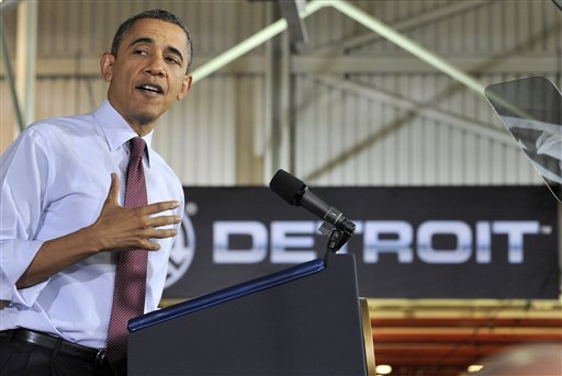 Campaigning at a diesel engine factory, Obama made no mention ‘green energy’ or ‘green jobs’