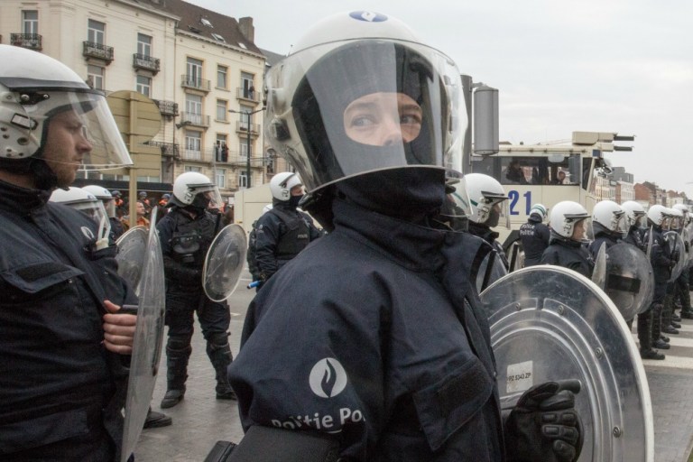 Belgian broadcaster VRT, citing sources it did not identify, said Paris attacks suspect Mohamed Abrini was among those arrested. (AP Photo)