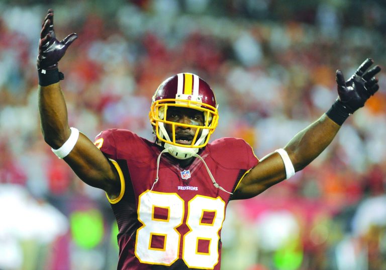 Al Messerschmidt/Getty Images
Redskins receiver Pierre Garcon's unnecessary roughness penalty helped fuel the Buccaneers' comeback in the second half.