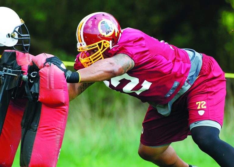 Alex Brandon/AP
Defensive end Stephen Bowen is entering the second year of his five-year contract with the Washington Redskins.