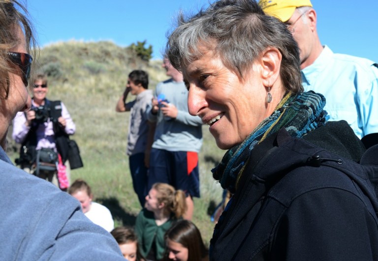 —œWe really have to have a blend over time, and a transition over time, that recognizes the real complexity of what we're dealing with,—? Sally Jewell said. (AP Photo)