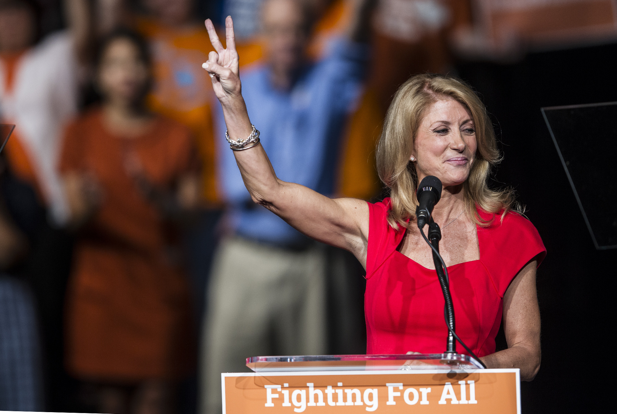 Year after filibuster, Davis says, ‘We will win’