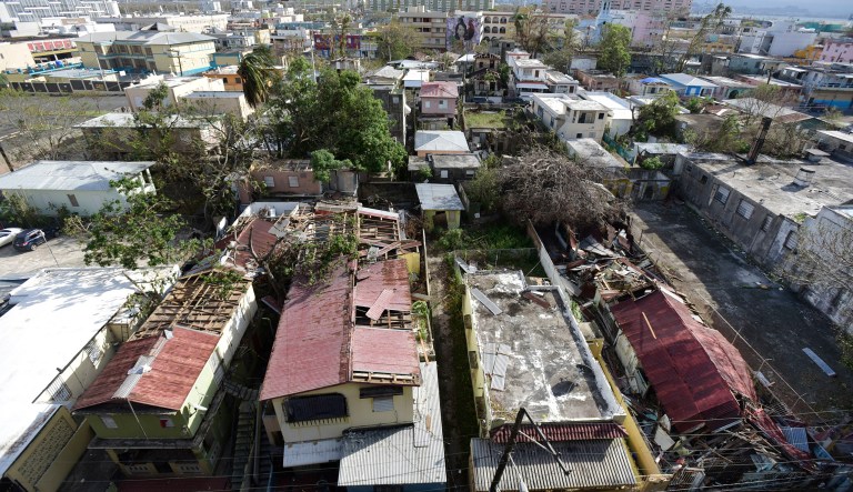 Some Democrats are comparing the federal response in Puerto Rico to 2005 when President Bush was accused of not quickly acting to provide federal aid to Louisiana after it was badly flooded following Hurricane Katrina. (AP Photo/Carlos Giusti)