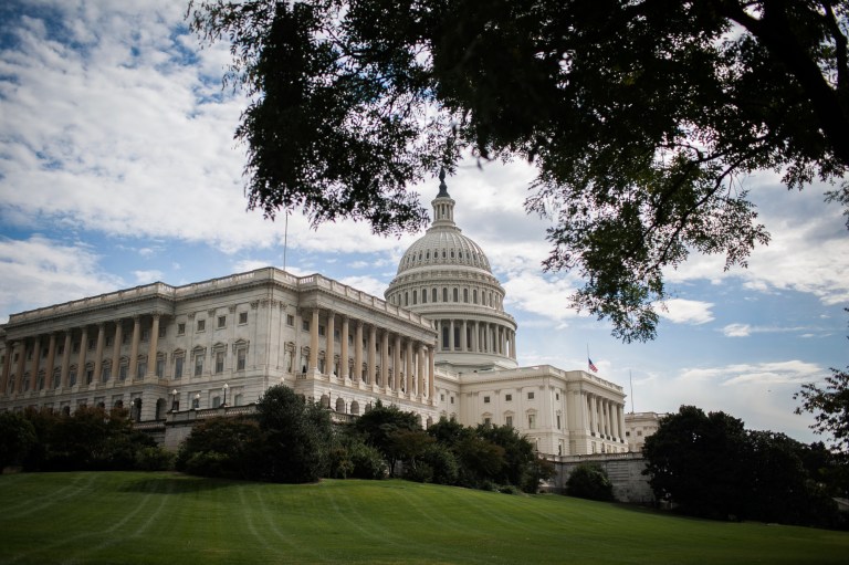 The last two months have seen sharp shifts in the generic vote, as National Journal's Charlie Cook notes, with Democrats peaking during the government shutdown in the first half of October and then a sharp swing to Republicans after the spotlight shifted to the Obamacare rollout.ÃÂ (Photo by Mark Wilson/Getty images)