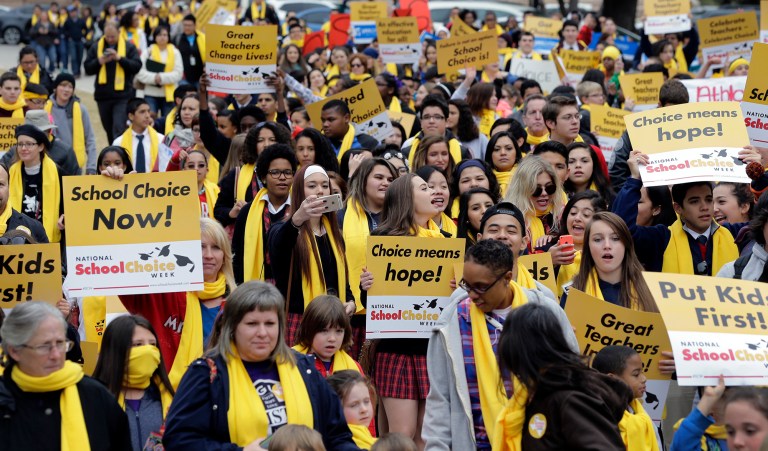 According to the National Alliance for Public Charter Schools, as of the 2015-16 school year, nearly 3 million students are enrolled in charter schools. (AP Photo/Eric Gay)