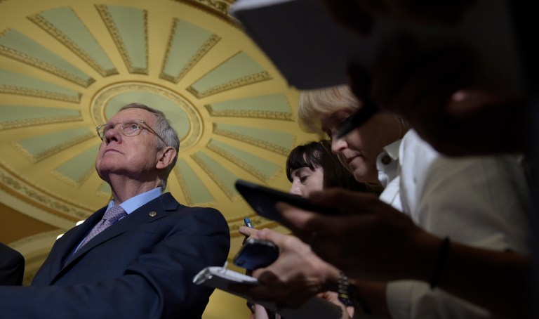 A spokesman for Senate Minority Leader Harry Reid called House Speaker Paul Ryan a 