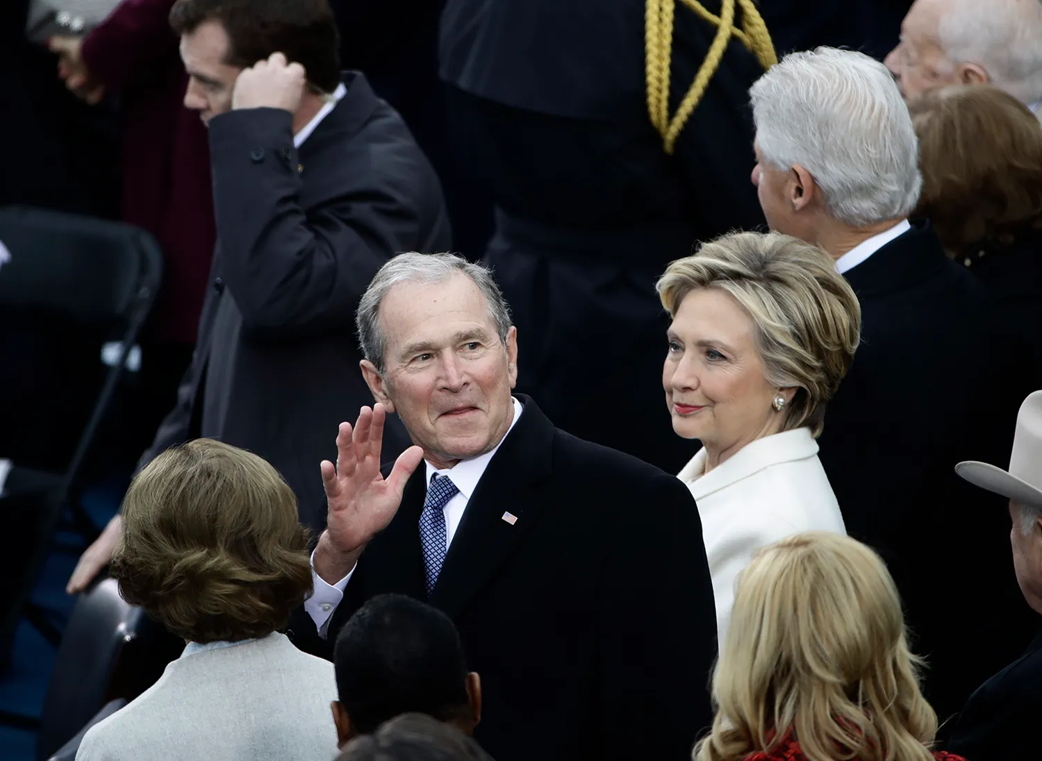 George W. Bush on Trump’s inauguration: ‘Some weird s—t’