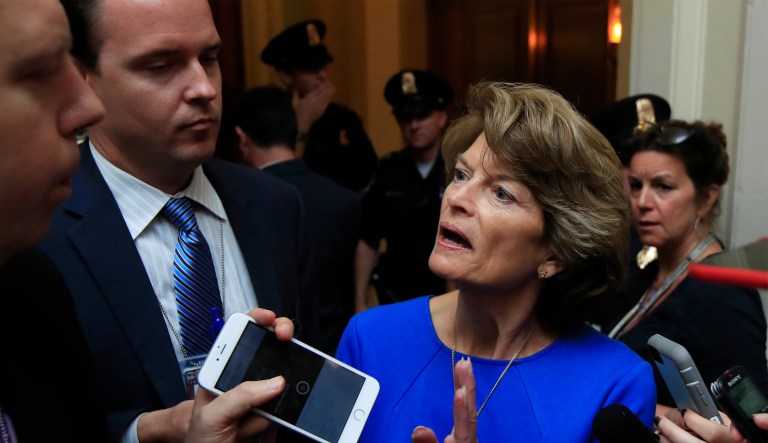 Sen. Lisa Murkowski, R-Alaska, is one of the moderate GOP senators who offered big talk about repealing Obamacare until a repeal actually became feasible.