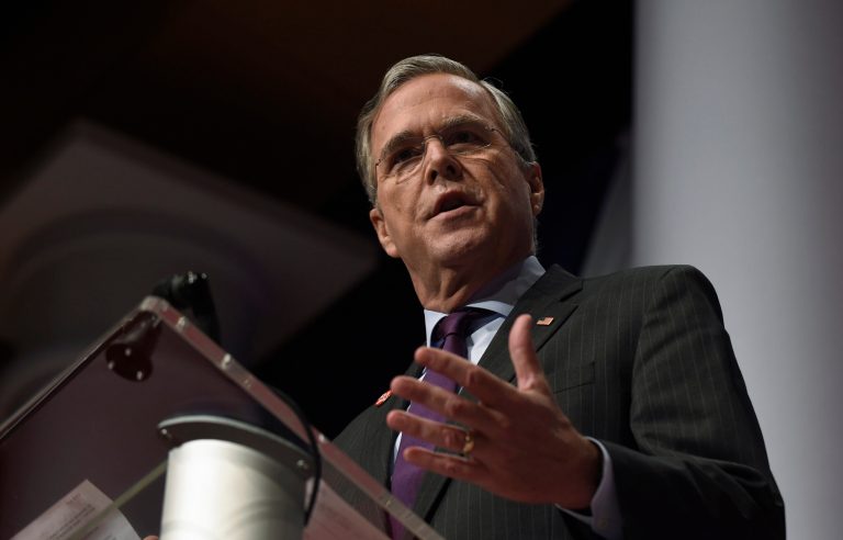 Bush has sought to connect with conservative hardliners on border security while maintaining his support for a path to legal status for illegal immigrants in the United States. (AP Photo)