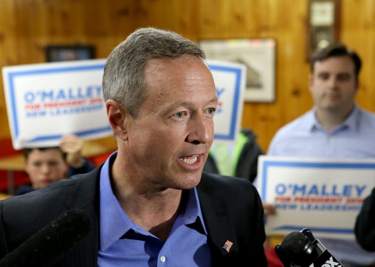 MartinÂ Â O'Malley reiterated that he would double America's energy efficiency within 15 years with the goal of wasting less energy and creating more jobs. (AP Photo)Â 