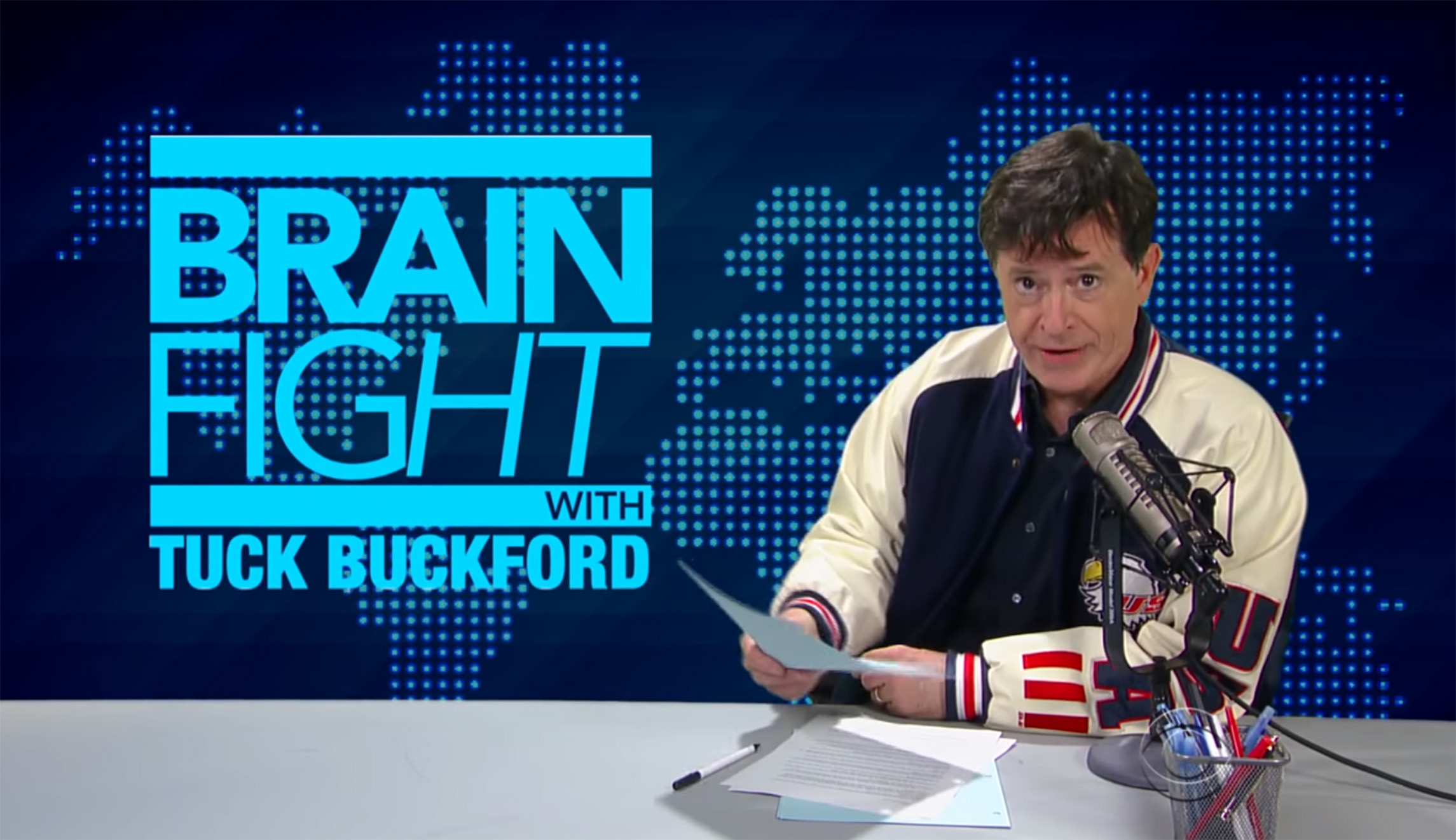 Stephen Colbert revives Alex Jones impersonation to mock Chobani apology