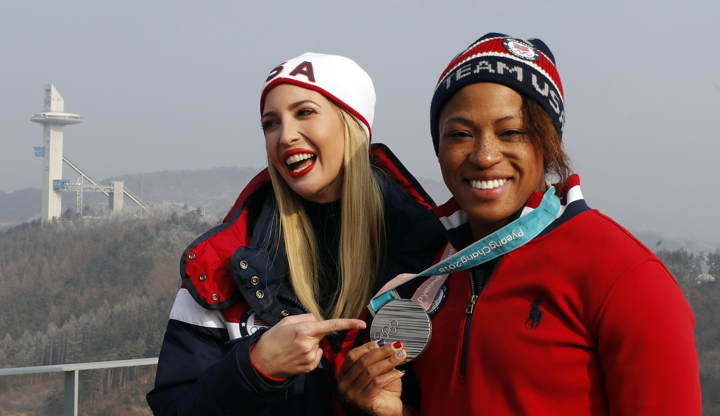 US Olympic bobsledder on Ivanka Trump selfie backlash: We ‘respect the president’s daughter’