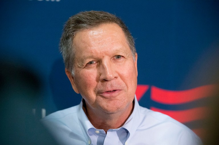 The Kasich campaign cancelled a press conference at Dulles airport scheduled for Wednesday morning. (Mark Pynes/PennLive.com via AP)