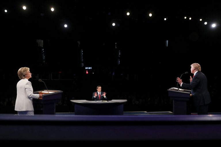 Both Donald Trump and Hillary Clinton landed some good punches. (Joe Raedle/Pool via AP)