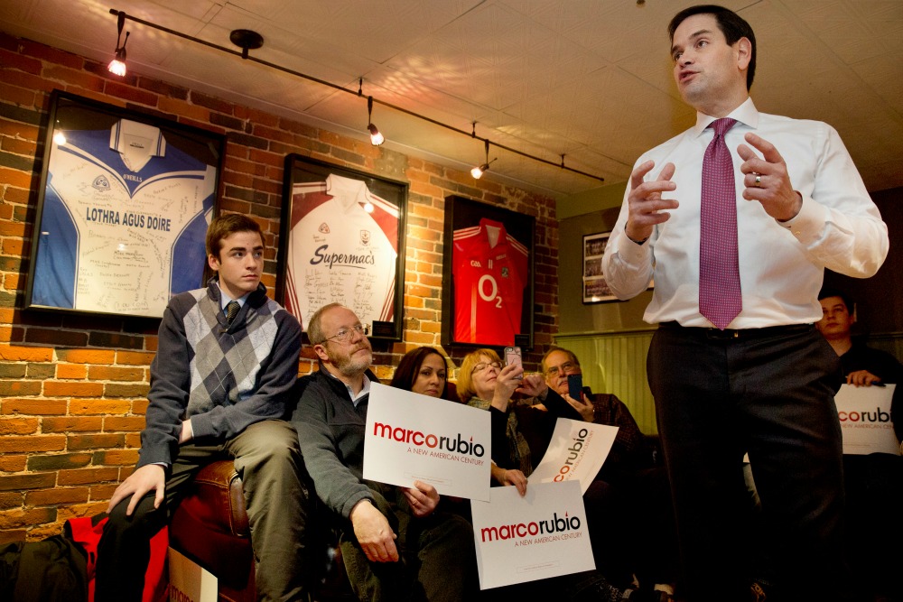 N.H. poll: Rubio holds on to second, despite rocky debate