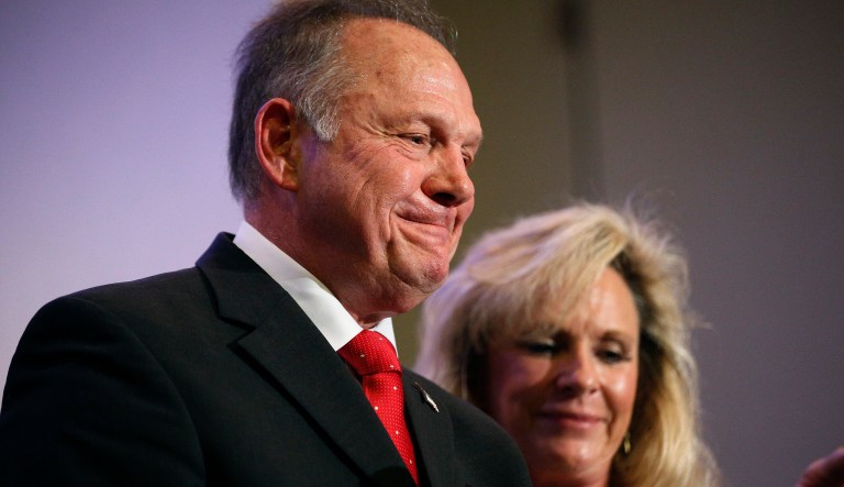 Roy Moore hasn't even attempted a convincing refutation of the nearly 10 women who've accused him of assault or harassment, or the more than 30 people who have corroborated their stories. (AP Photo/Brynn Anderson)