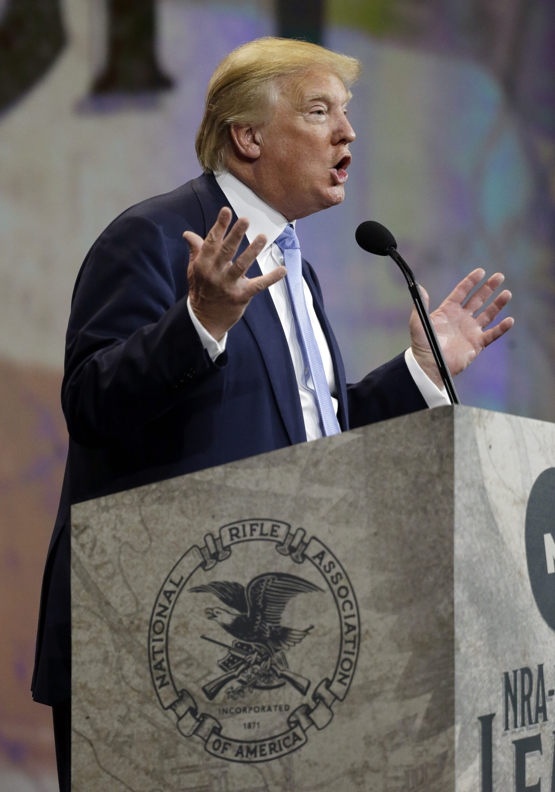 On Trump’s return, NRA pledges to spend ‘significantly more’ to defeat Clinton