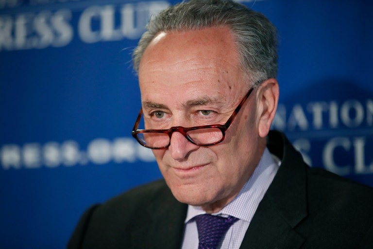 Schumer said Republicans, Trump and Democrats should meet to pick a new nominee that can win 60 votes. (AP Photo/Alex Brandon)