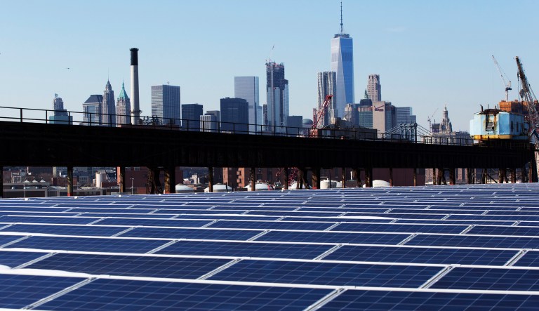 Poorly conceived tariffs will not usher in a new era of solar manufacturing jobs. (AP Photo/Mark Lennihan)