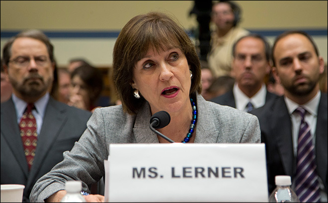 IRS official Lois Lerner speaks on Capitol Hill in Washington, Wednesday, May 22, 2013. (AP Photo/Carolyn Kaster)