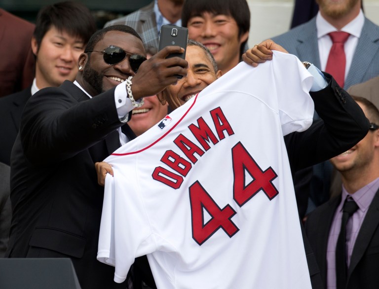 Boston Red Sox player David 