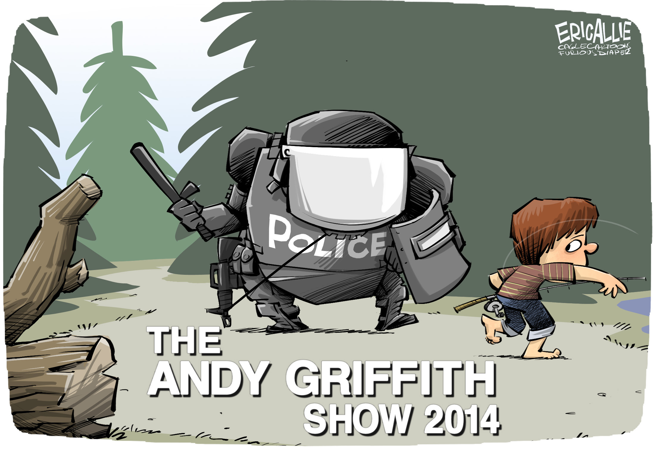 Editorial cartoon: The Andy Griffith Show 2014