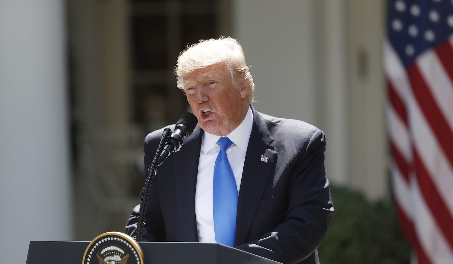 Trump says he ‘100 percent’ would dispute Comey’s account under oath