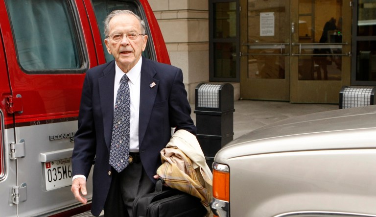 CNN ran 36 stories during the first three weeks of Stevens' trial in 2008 former Republican Sen. Ted Stevens' corruption trial in 2008, according to a study. (AP Photo/Gerald Herbert)