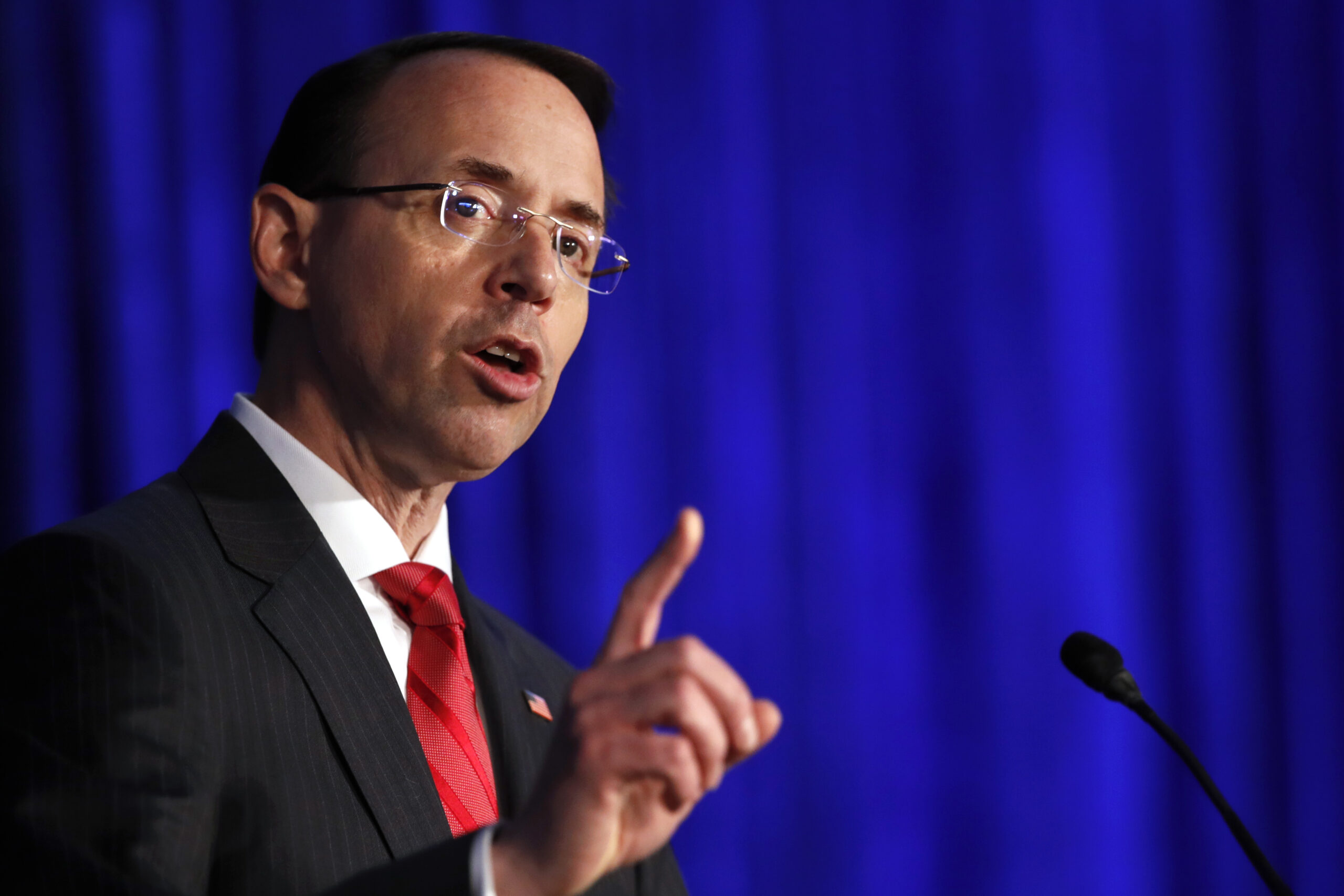 Rod Rosenstein suggests Comey broke FBI policy by leaking memos to press