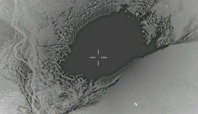 The bomb is the second-largest conventional American bomb with the explosive equivalent of 11 tons of TNT. (Screengrab)