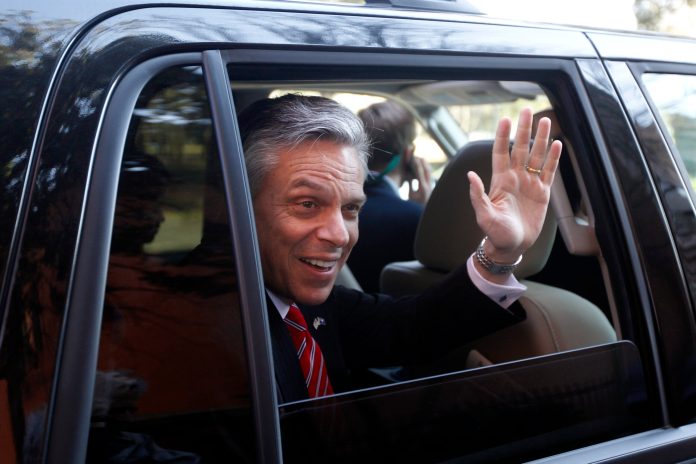 Huntsman said he was in Washington "just to see a friend." (AP Photo/Matt Rourke, File)