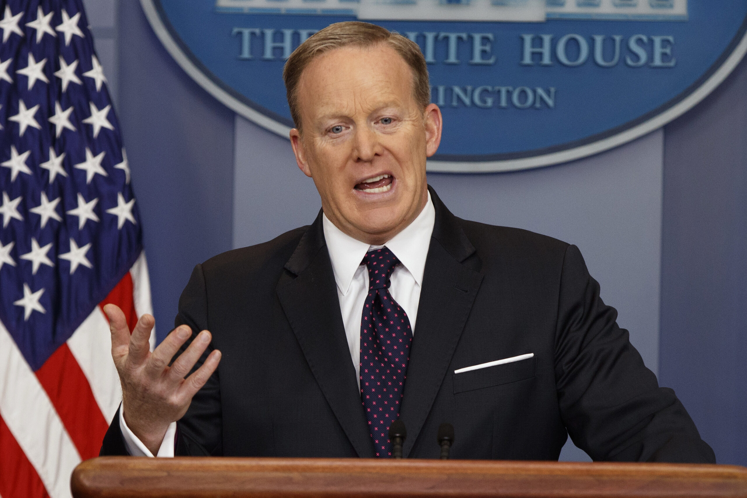 That Spicer comment about not signing onto healthcare is being taken way out of context