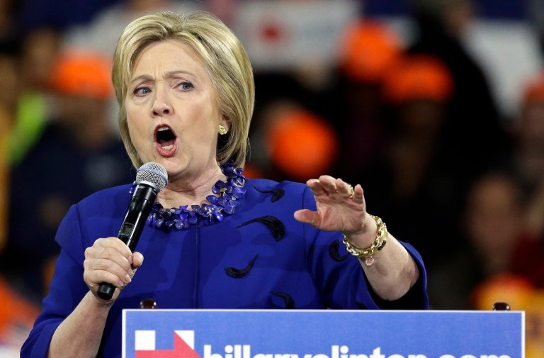 Hillary Clinton reportedly attacked Bernie Sanders for his consistent opposition to the Export-Import Bank. (AP Photo/Frank Franklin II)