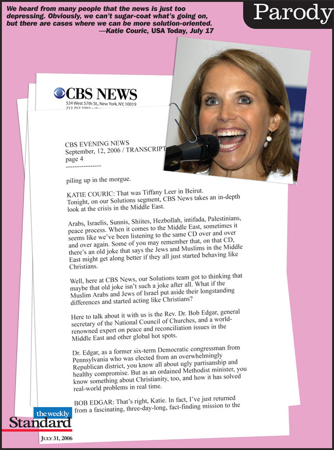 Katie Couric’s Has Good News