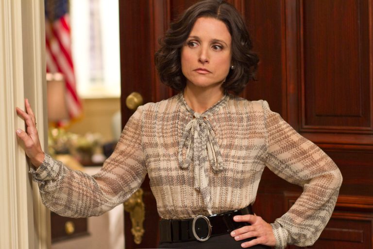   This undated image released by HBO shows Julia Louis-Dreyfus portraying Vice President Selina Meyer in a scene from 