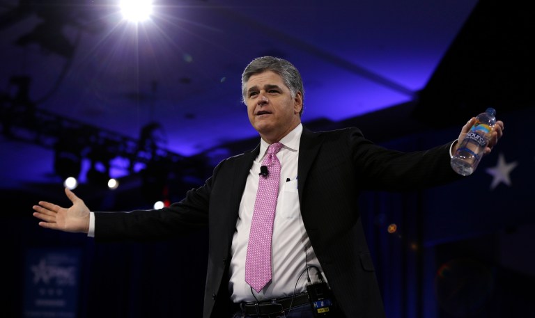 Fox News Channel's Sean Hannity will have an exclusive interview with President Trump that will air on Wednesday. (AP Photo/Carolyn Kaster, File)