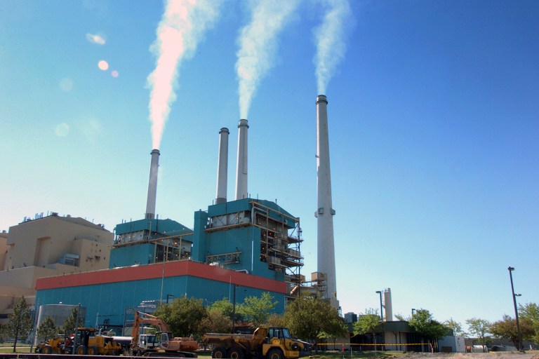 Groups want the president to endorse a plan to build clean coal plants with carbon pipelines. (AP Photo/Matthew Brown, File)