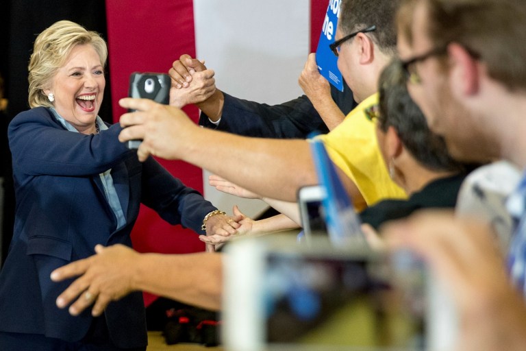 Hillary Clinton padded the membership of a newly-created advisory board at the State Department with friends and donors, federal records show. (AP Photo/Andrew Harnik)