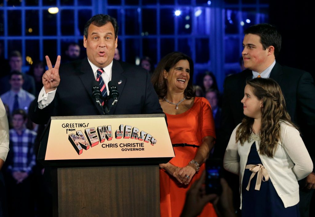 Chris Christie re-elected governor of New Jersey